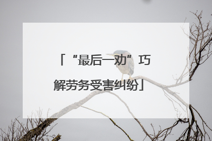 “最后一劝”巧解劳务受害纠纷
