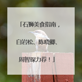 石狮美食指南，白岩松、陈晓卿、周智琛力荐！
