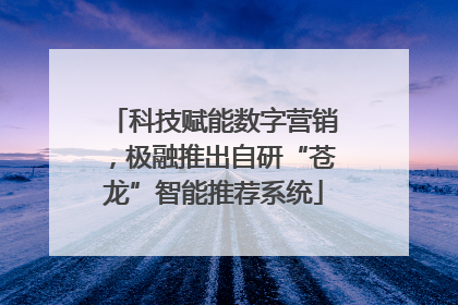 科技赋能数字营销，极融推出自研“苍龙”智能推荐系统