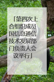 第四次上合组织成员国信息通信技术发展部门负责人会议举行
