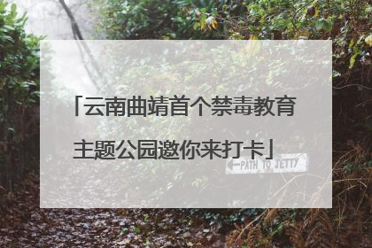 云南曲靖首个禁毒教育主题公园邀你来打卡
