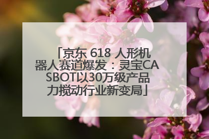 京东 618 人形机器人赛道爆发：灵宝CASBOT以30万级产品力搅动行业新变局