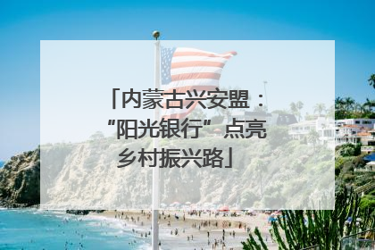 内蒙古兴安盟：“阳光银行”点亮乡村振兴路