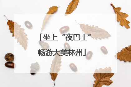 坐上“夜巴士” 畅游大美林州