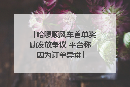 哈啰顺风车首单奖励发放争议 平台称因为订单异常