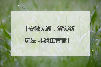 安徽芜湖：解锁新玩法 非遗正青春