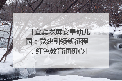 宜宾翠屏安阜幼儿园：党建引领新征程，红色教育润初心