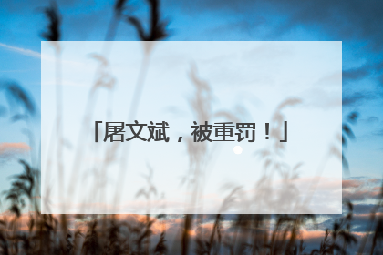 屠文斌，被重罚！