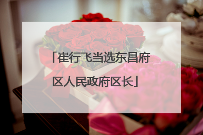 崔行飞当选东昌府区人民政府区长