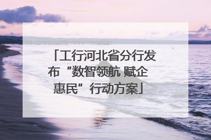 工行河北省分行发布“数智领航 赋企惠民”行动方案