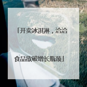 开卖冰淇淋，洽洽食品欲破增长瓶颈