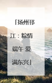 扬州邗江：粽情端午 爱满东兴
