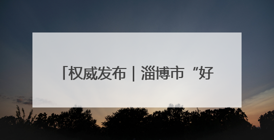 权威发布｜淄博市“好房子”技术导则发布