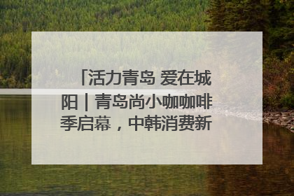 活力青岛 爱在城阳｜青岛尚小咖咖啡季启幕，中韩消费新场景点燃夏日热情