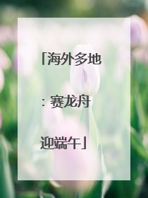 海外多地：赛龙舟 迎端午