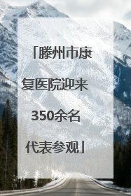 滕州市康复医院迎来350余名代表参观