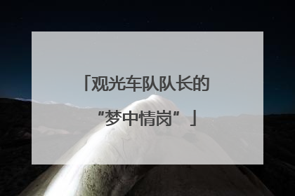 观光车队队长的“梦中情岗”