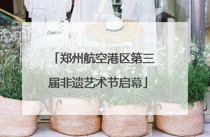 郑州航空港区第三届非遗艺术节启幕