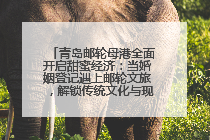 青岛邮轮母港全面开启甜蜜经济：当婚姻登记遇上邮轮文旅，解锁传统文化与现代浪漫的双重密码