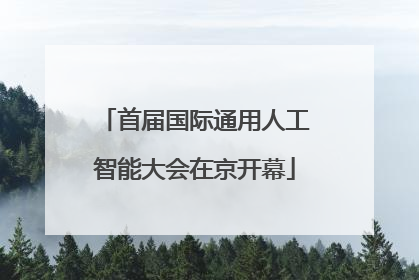首届国际通用人工智能大会在京开幕