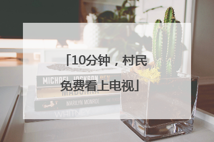 10分钟，村民免费看上电视