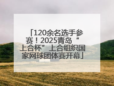 120余名选手参赛！2025青岛“上合杯”上合组织国家网球团体赛开幕