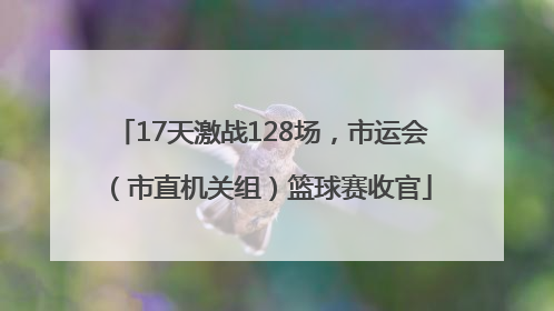 17天激战128场，市运会（市直机关组）篮球赛收官