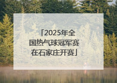2025年全国热气球冠军赛在石家庄开赛