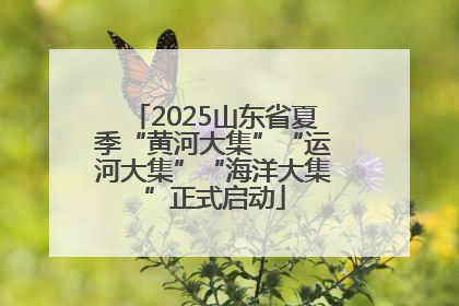 2025山东省夏季“黄河大集”“运河大集”“海洋大集”正式启动