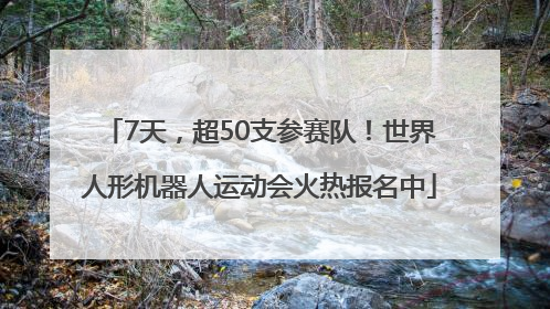 7天，超50支参赛队！世界人形机器人运动会火热报名中
